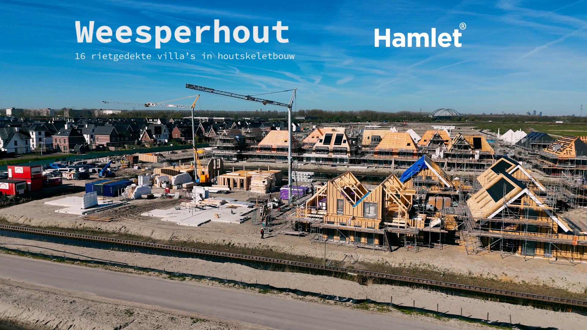 16 villa’s in houtskeletbouw
